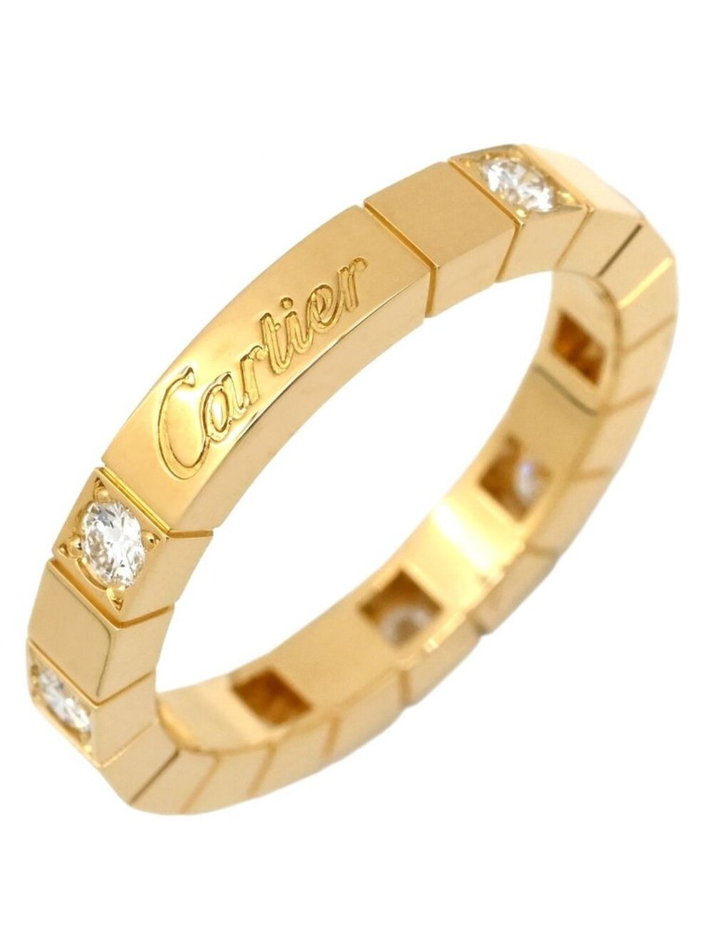 Cartier Ring Lanieres Diamond Yellow Gold 53 YG